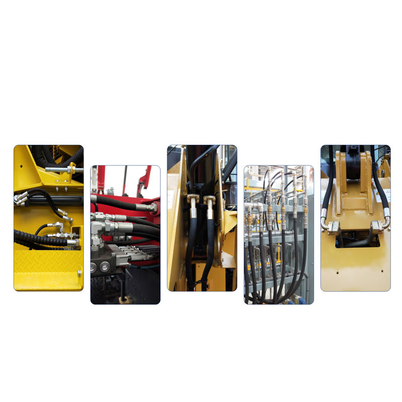Esnek Çok Spiral Hidrolik hortum Düşük Bend Radius ve Bending Gücü ile Kompakt