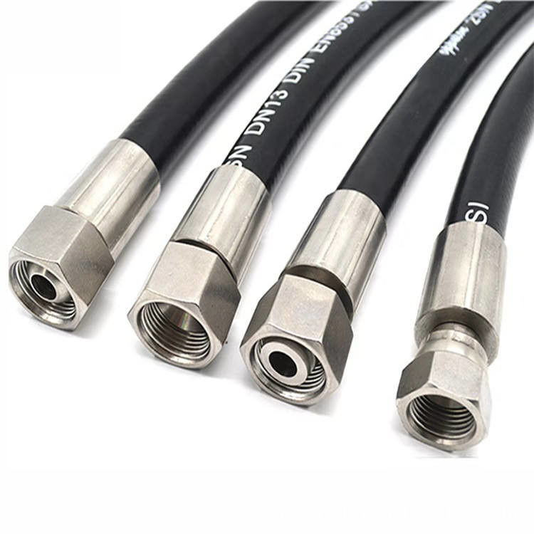 SAE 100 R12 Petrol bazlı hidrolik yağlar için yüksek basınçlı spiral hidrolik hortum